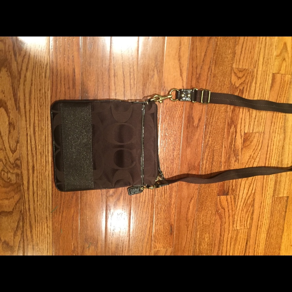 Coach Brown Signature Crossbody
